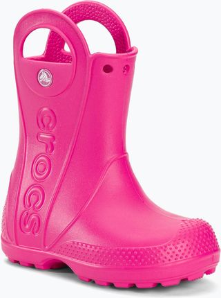 Kalosze dziecięce Crocs Handle Rain Boot Kids candy pink | WYSYŁKA W 24H | 30 DNI NA ZWROT Zima 2024