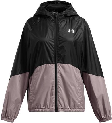 Dziewczęca kurtka wiatrówka Under Armour UA Sport Windbreaker Jkt - czarna