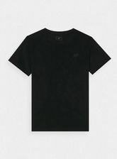 Zdjęcie Dziewczęcy t-shirt basic 4F 4FJWMM00TTSHF2332 - czarny - Ożarów Mazowiecki