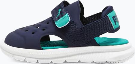 Sandały dziecięce PUMA Evolve AC Inf puma navy/sparkling green/puma white | WYSYŁKA W 24H | 30 DNI NA ZWROT Wiosna 2024