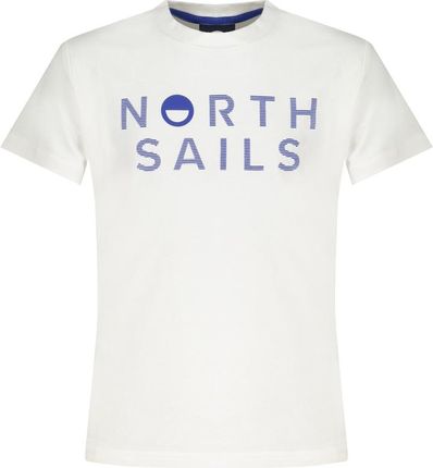 BIAŁY T-SHIRT DLA DZIECI Z KRÓTKIM RĘKAWEM NORTH SAILS