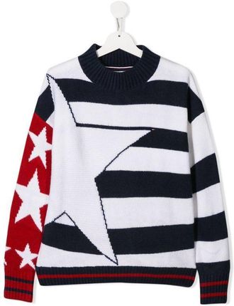 Sweter dziecięcy Tommy Hilfiger Stars and Stripe 140