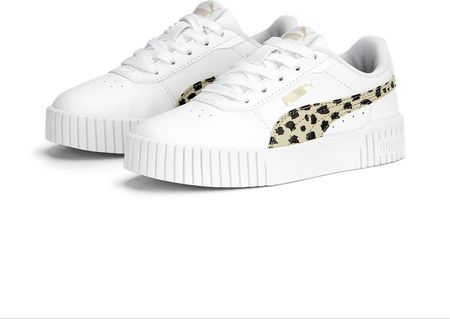 Buty sportowe dziewczęce Puma CARINA 2.0 ANIMAL PS białe 39202501