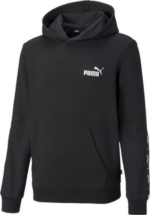 Bluza z kapturem chłopięca Puma ESS TAPE TR czarna 84920201