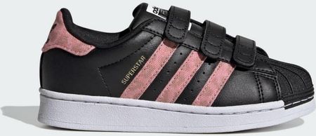 Buty sportowe dziecięce adidas SUPERSTAR czarne ID7264