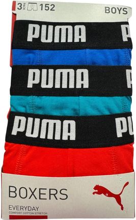 Bokserki chłopięce Puma KIDS 3-PACK wielokolorowe 93580703