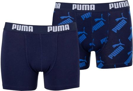 Bokserki chłopięce Puma AOP 2-PACK granatowe 93552602