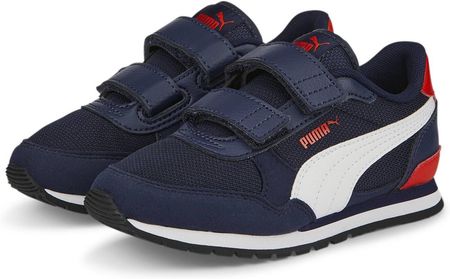 Buty sportowe dziecięce Puma RUNNER V3 granatowe 38551109