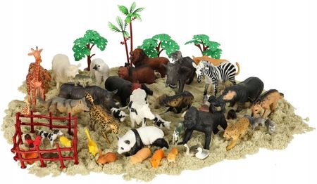 Figurki zwierzęta zoo zestaw do zabawy 59 el. - Ceny i opinie