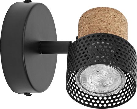 Ultramera Ledvance Decor Spot Cork, 1 X 3,4W, 230Lm, Czarny, Reflektor, Regulowane Głowice, Wszechstronny, Reflektor Wewnętrzny, Wymienne Żarówki Led,