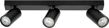 Ultramera Ledvance Led Spot Octagon 3 X 3,4W, Gu10, 690Lm, Czarny, Temperatura Barwowa 2700K, Ciepła Biała Barwa Światła, Ponadczasowa, Wymienna Lampa