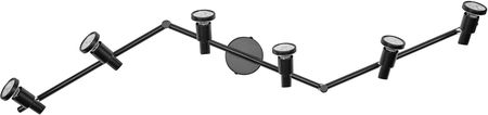 Ultramera Ledvance Led Spot Gu10 6 X 3,4W, 1380Lm, Czarny, Temperatura Barwowa 2700K, Ciepła Biała Barwa Światła, Ponadczasowy Design, Wymienna Lampa 