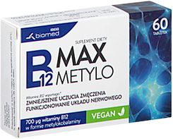Zdjęcie B12 Max Metylo 60tabl. - Człuchów