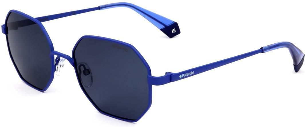Polaroid Sonnenbrille PLD 6025/S - Unisex, Blau/Grau, Inkl. Etui