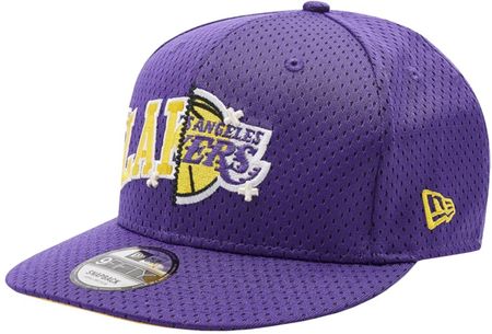 New Era NBA Half Stitch 9FIFTY Los Angeles Lakers Cap 60288549, Czapki, Męskie, Fioletowy, Rozmiar: S/M