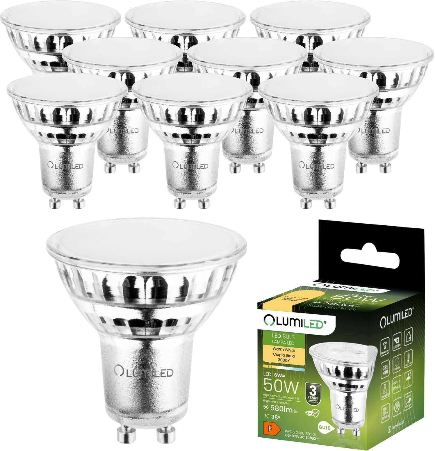 lumiled-gu10-ar-wki-led-6w-3000k-ciep-a-biel-ar-wki-580lm-zast-puje