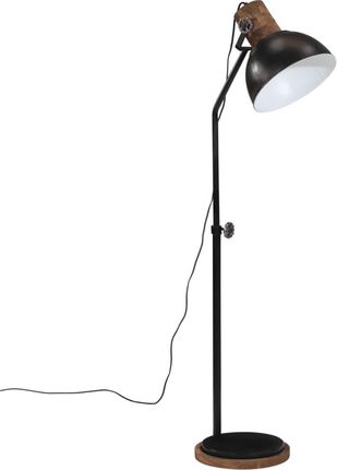 vidaXL Lampa podłogowa 25 W czarna 30x30x100-150 cm E27