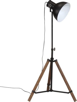 vidaXL Lampa podłogowa 25 W czarna 75x75x90-150 cm E27