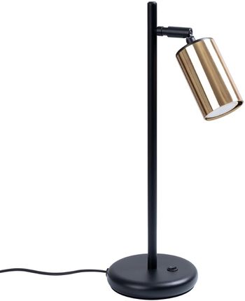 Sollux Lghtng Lampa Burkowa Wnx Czarny/Złoty 1Xgu10 10W Stal 44X15X13Cm