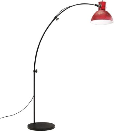 vidaXL Lampa podłogowa 25 W czerwona 150 cm E27