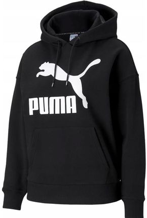 Bluza Damska Puma Classic Logo Hoodie Reg Fit 530074 01 R-Xs