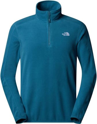 Polar męski The North Face RESOLVE FLEECE 1/4 ZIP niebieski NF0A4M9TQ31