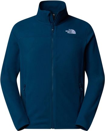 Polar męski The North Face 100 GLACIER FULL ZIP granatowy NF0A855X1NO