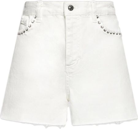 Spodenki damskie Guess ecru krótkie szorty jeansowe W29