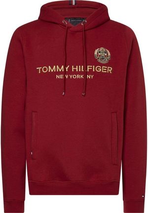 Bluza męska Tommy Hilfiger Icon Stack Crest Hoody ciepła dresowa z kapturem XL