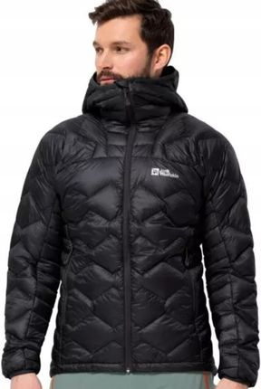 Męska Kurtka Puchowa Jack Wolfskin Zimowa Pertex Gęsi Puch 800 M