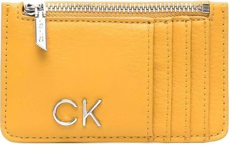 Calvin Klein Damskie etui na karty kredytowe i wizytówki K60K610241 KB7 Kolor: Złoty Rozmiar: Jeden rozmiar