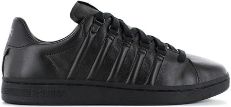 K-Swiss Lozan Leather 2 II - Triple Black - Buty męskie skórzane czarne 07943-904-M , Rozmiar: EU 44 UK 9.5