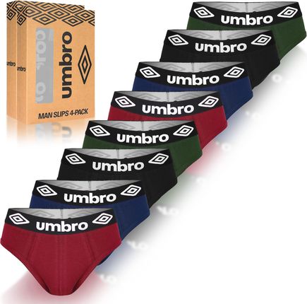 UMBRO slipy męskie 8-pak XXL majtki męskie bawełna dopasowanie Oddychające, XXL