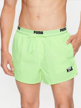 Kąpielówki męskie Puma BERMUDY TRACK SHORT zielone 93805904