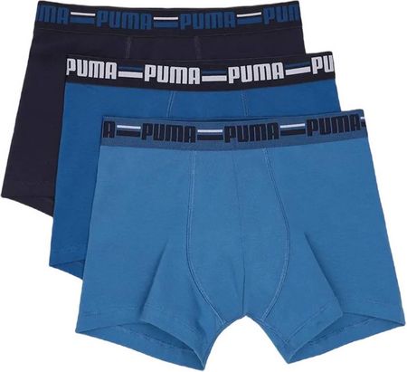 Bokserki męskie Puma BASIC BRAND ELASTIC 3-PACK wielokolorowe 93545702