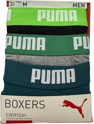 Bokserki męskie Puma BASIC 3-PACK wielokolorowe 93545611