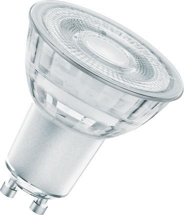 OSRAM STAR+ ściemnialna lampa reflektorowa LED PAR16 z trzonkiem GU10, ciepła biel (2700K), 4,50W, 3-stopniowe ściemnianie przez kliknięcie, szklany s