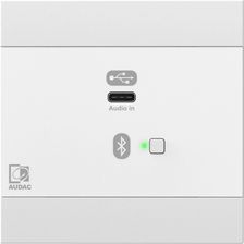Audac NWP400 - sieciowy panel wejściowy audio USB-C z Bluetooth Biały