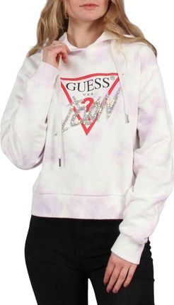 Bluza damska Guess Icon Logo z kapturem S