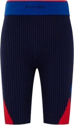 Spodenki damskie Tommy Jeans TJCW Knitted szorty kolarskie XS