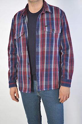 Lee Loose Overshirt Velvet Beet Kurtka Męska XXL