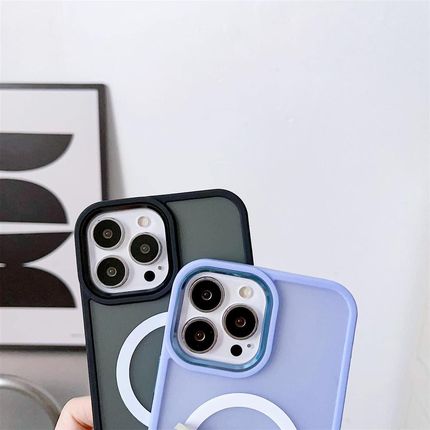 Hurtel Color Matte Case Etui Obudowa Pokrowiec Z Magsafe Do Iphone 14 Plus Zielone - zdjęcie 2