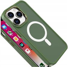 Hurtel Color Matte Case Etui Obudowa Pokrowiec Z Magsafe Do Iphone 14 Plus Zielone