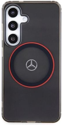 Mercedes Etui Double Layer W Red Magsafe Na Samsung Galaxy S24 Czarne - zdjęcie 4