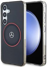 Mercedes Etui Double Layer W Red Magsafe Na Samsung Galaxy S24 Czarne