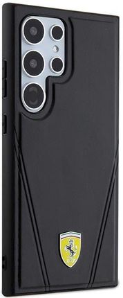 Ferrari Etui Hot Stamp V Lines Magsafe Na Samsung Galaxy S24 Ultra Czarne - zdjęcie 2
