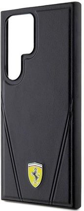 Ferrari Etui Hot Stamp V Lines Magsafe Na Samsung Galaxy S24 Ultra Czarne - zdjęcie 5
