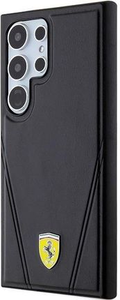 Ferrari Etui Hot Stamp V Lines Magsafe Na Samsung Galaxy S24 Ultra Czarne - zdjęcie 6