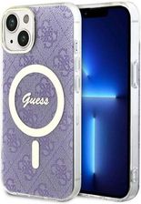 Topbuy Etui Guess Guhmp14Mh4Stu Na Iphone 14 Plus 6 7 Purpurowy Purple Hardcase 4G Magsafe