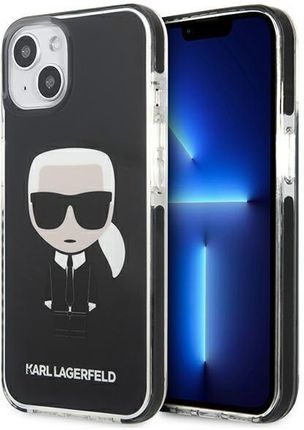 Icableseu Karl Lagerfeld Klhcp13Stpeikk Iphone 13 Mini 5 4 Hardcase Czarny Black Iconik Karl